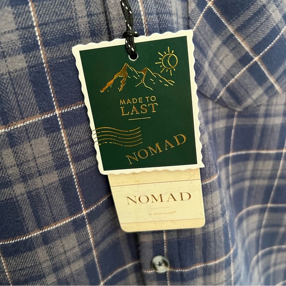 The "Sierra Lined Flannel" by Nomad NWT Thermal Lined Sturdy Flannel Button Up M - Picture 10 of 11